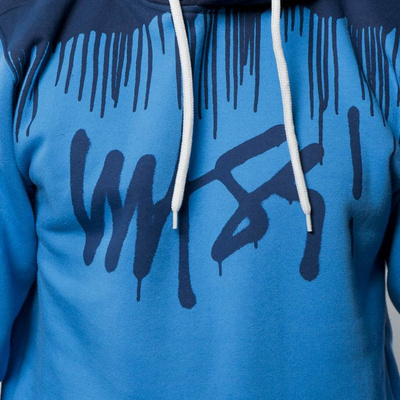 Bluza Mass Denim Sweatshirt Hoody Drip Top - blue