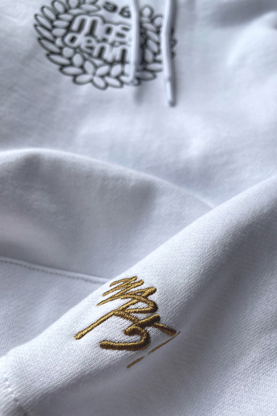 Mass DNM bluza Sweatshirt Base Anniversary Hoody - biała