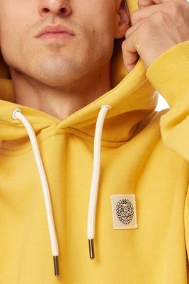 Mass DNM bluza Sweatshirt Patch Hoody żółta