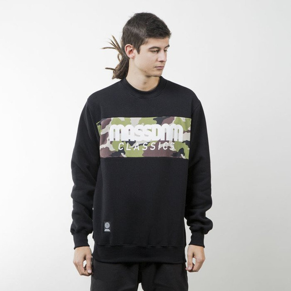 Mass Denim bluza sweatshirt Classics Camo crewneck black