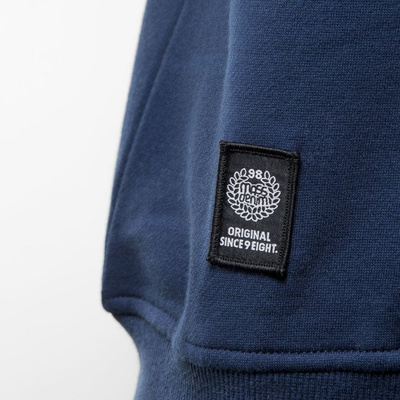 Mass Denim bluza sweatshirt Signature Big crewneck navy