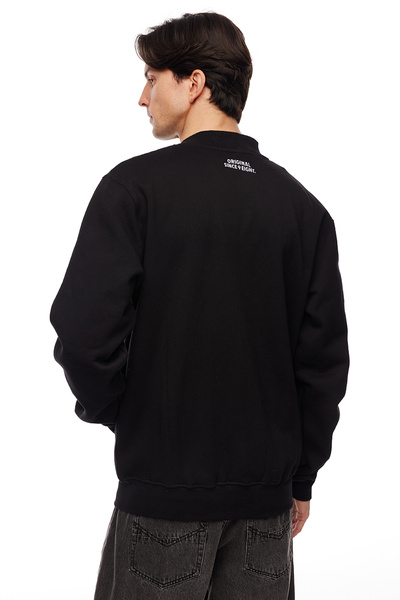 Mass DNM bluza Sweatshirt Signature Patch Baseball - czarna