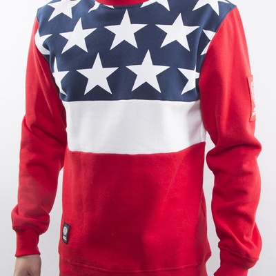Mass Denim bluza Washington crewneck red