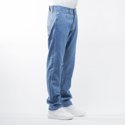 Mass Denim spodnie jeans Stamp regular fit light blue