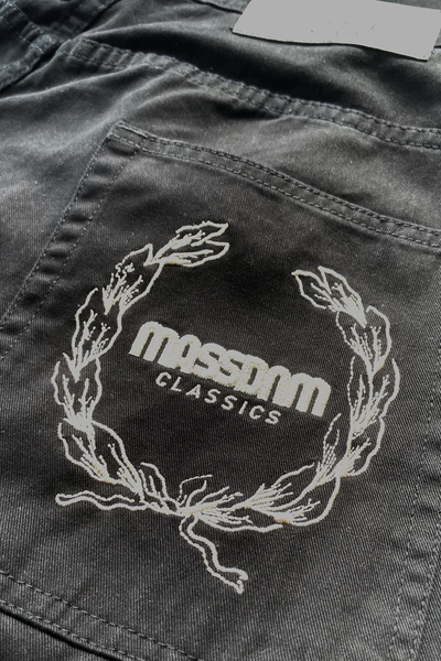 Mass DNM spodnie Crown Pants Extra baggy Fit - czarne