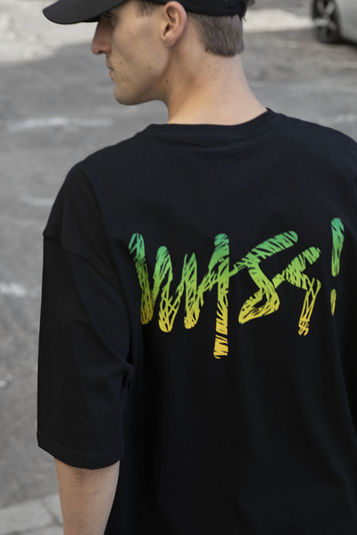 Mass Denim Koszulka Viral T-shirt czarna