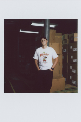 Mass DNM x Asfalt koszulka Fresh And Hot T-shirt biała