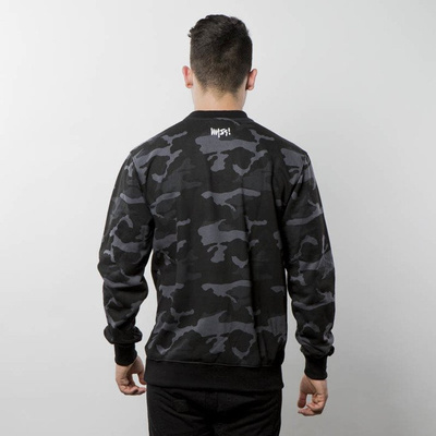 Bluza Mass Denim Sweatshirt Crewneck Signature - black camo