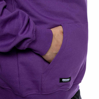 Mass DNM bluza Sweatshirt Signature Medium Logo Hoody - fioletowa