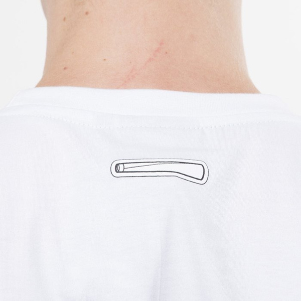 Mass Denim koszulka T-shirt Lady In Green white SS 2017