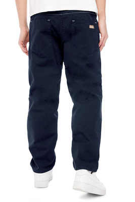 Mass DNM spodnie Box Pants Relax Fit - granatowe