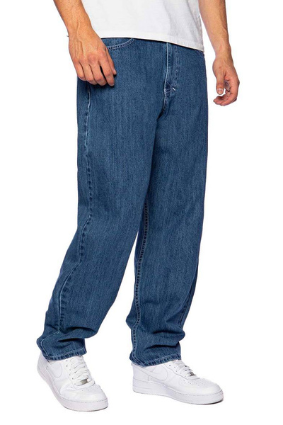 Mass DNM spodnie Jeans Craft Baggy Fit - niebieskie
