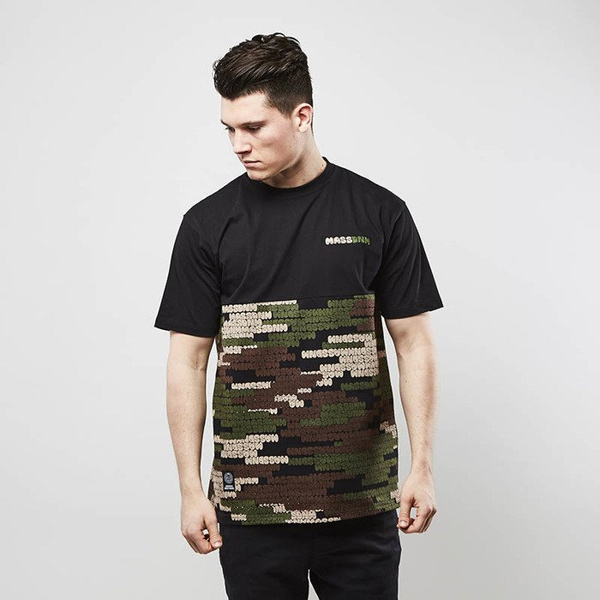 Mass Denim koszulka T-shirt Phat Camo black SS 2017