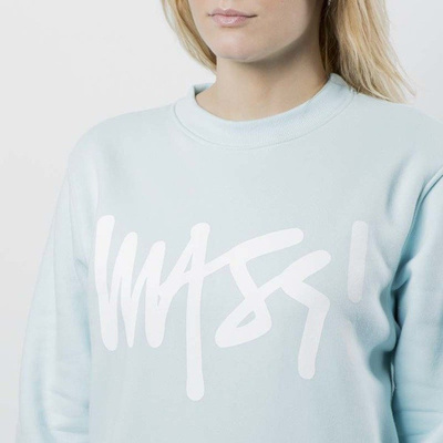 Mass DNM damska bluza Sweatshirt Crewneck Signature WMNS - light blue