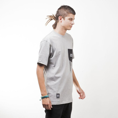 Mass Denim koszulka t-shirt Pocket Cover light heather grey