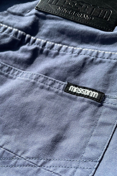 Mass DNM spodnie Pants Slang Baggy Fit - stalowe