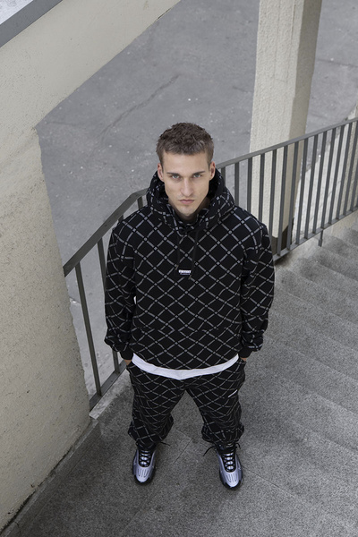 Mass DNM bluza Sweatshirt Monogram Hoody czarna