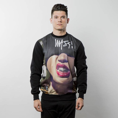 Bluza Mass Denim Sweatshirt Crewneck Goldie - black