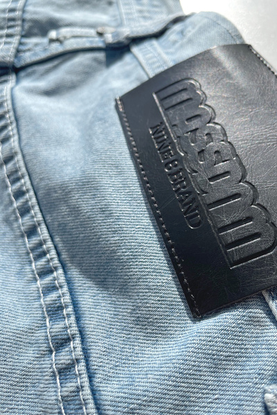 Mass DNM spodnie Jeans Target Baggy Fit - niebieskie