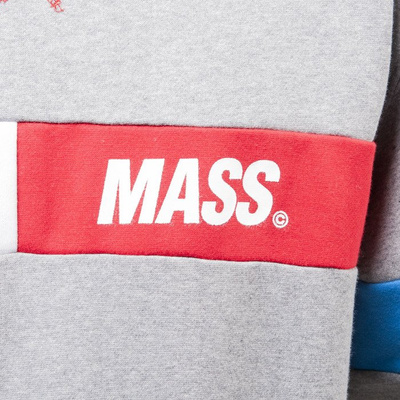 Mass Denim bluza sweatshirt Hello crewneck light heather grey