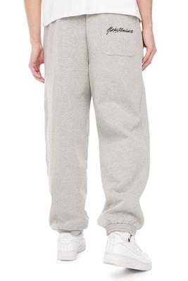 Mass DNM spodnie dresowe Initials Extra Baggy Fit Sweatpants - szare