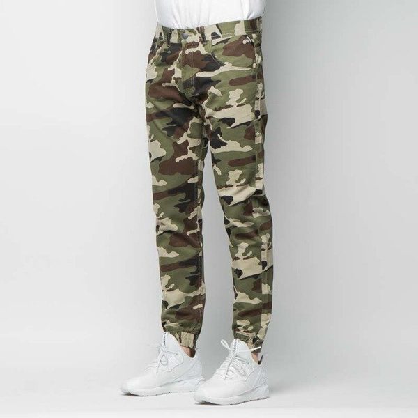 Mass DNM spodnie Base Joggers Sneaker Fit - woodland camo