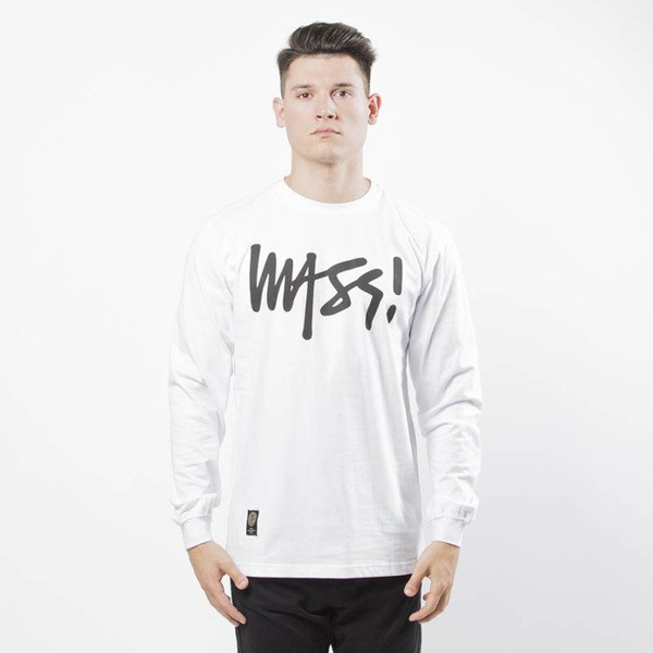 Mass DNM koszulka Signature Longsleeve  - white