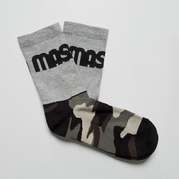 Mass DNM skarpety Half Camo Socks light heather grey