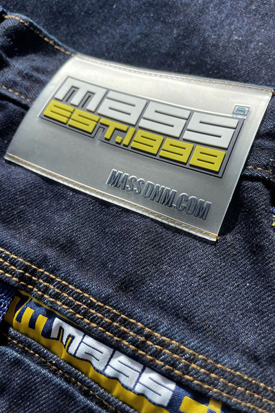 Mass DNM spodnie Jeans Chino Original Baggy Fit - granatowe