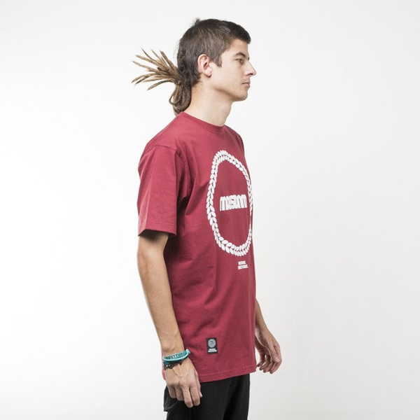 Mass Denim koszulka t-shirt Ring claret