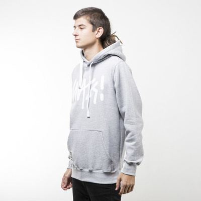 Mass Denim bluza sweatshirt Signature hoody light heather grey