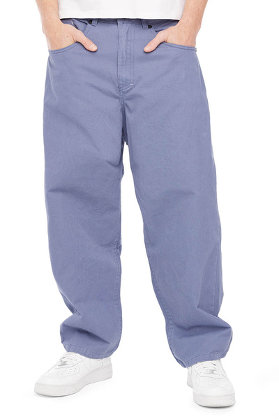 Mass DNM spodnie Pants Slang Baggy Fit - stalowe