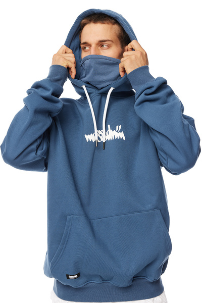 Mass DNM bluza Sweatshirt Nostalgia. Angel Hoody stalowa