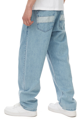 Mass DNM spodnie Jeans Target Baggy Fit - niebieskie