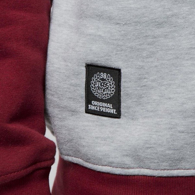 Mass DNM bluza Sweatshirt Hoody Puzzle - claret