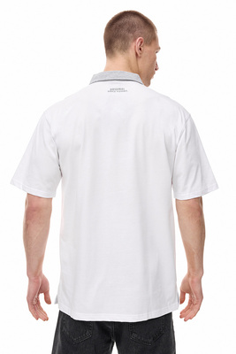 Mass DNM koszulka Signature Patch Polo - biała