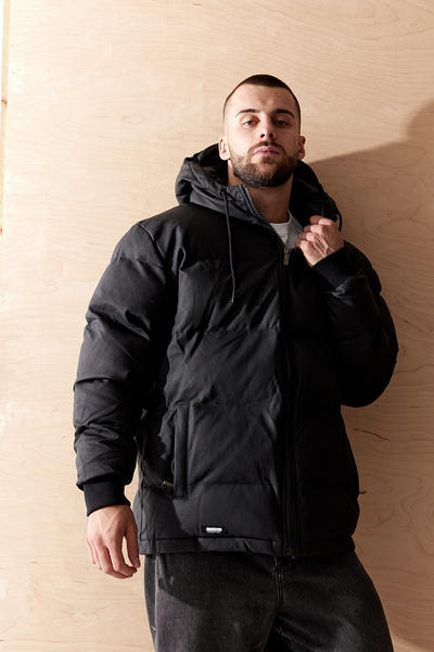 Mass DNM kurtka zimowa Jacket Empire Hoody - czarna