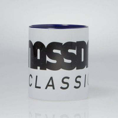 Massdnm kubek Classics Logo Mug white / navy blue
