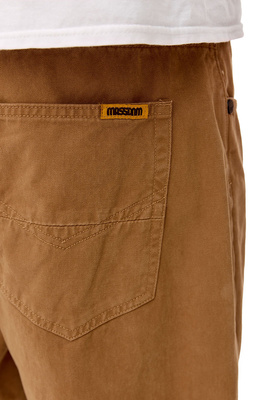 Mass DNM spodnie Pants Slang Baggy Fit - brązowe