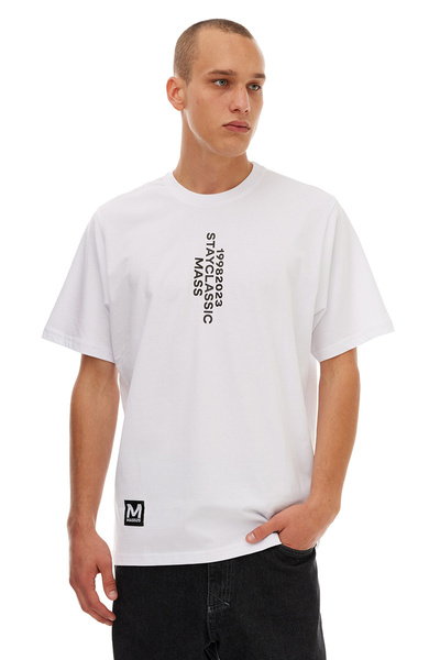 Mass DNM koszulka Stay Classic T-shirt - biała
