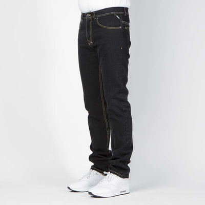Mass DNM spodnie Jeans Tapered Fit V - black rinse