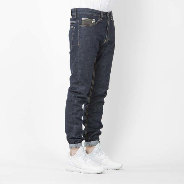 Mass Denim spodnie jeans Patrol tapered fit rinse SS2017
