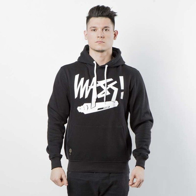 Mass DNM bluza Sweatshirt Hoody Marker - black