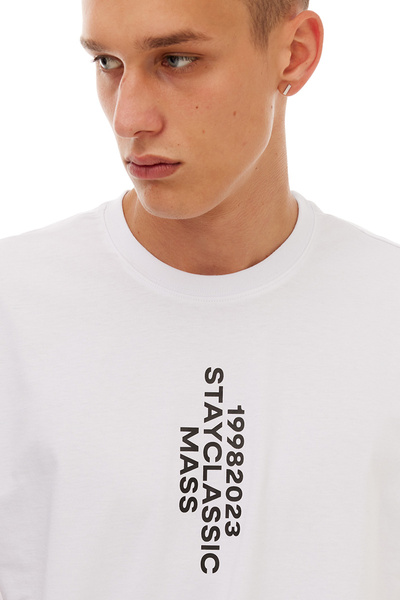 Mass DNM koszulka Stay Classic T-shirt - biała