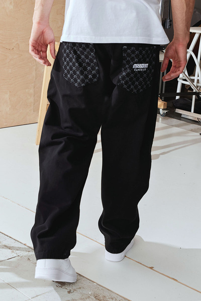 Mass DNM spodnie Pants Nexus Extra Baggy Fit - czarne