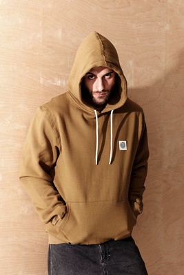 Mass DNM bluza Sweatshirt Patch Hoody - brązowa