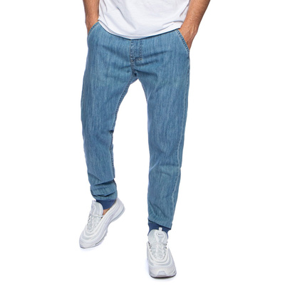 Spodnie Mass Denim Classics Joggers Chino Sneaker Fit - light blue