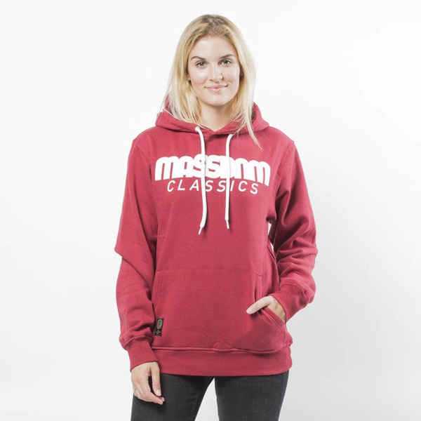 Mass DNM bluza damska Sweatshirt Hoody Classics WMNS - claret