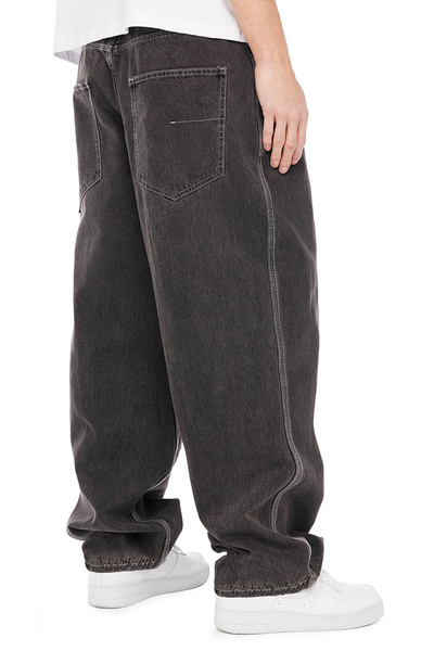 Mass DNM spodnie Jeans Beginner Original Baggy Fit - czarne