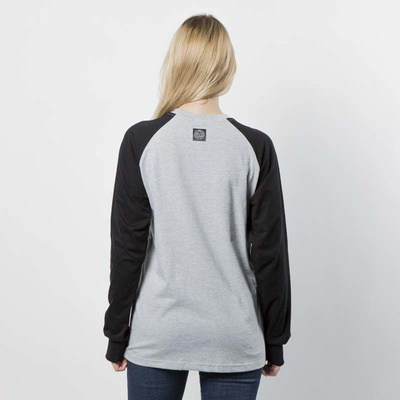 Mass DNM koszulka damska Longsleeve Base Reglan WMNS - light heather grey / black